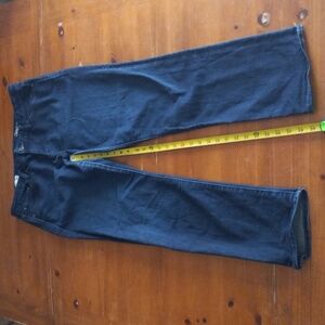 Womans Gap Real Straight Dark Wash Denim Waist 32r